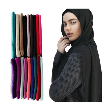 Hot selling wholesale muslim women head shawl scarf premium stretch cotton Jersey hijab